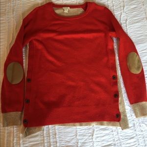 J.Crew sweater with elbow pads